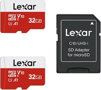 MicroSD card (32GB or larger)